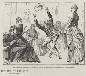 O herdeiro das idades, por James Payn de Harry Furniss