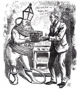 O custo barato do gás. de Harry Furniss