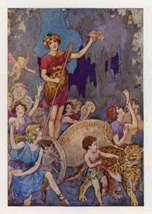 Baco (litografia a cores) de Harry George Theaker