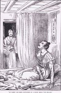 O seu sono foi perturbado por um ruído no teto (de More Stories from Raiko) (litografia) de Harry George Theaker