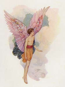 Ícaro (litografia a cores) de Harry George Theaker