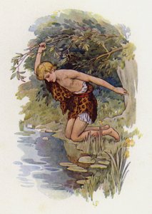 Narciso (litografia a cores) de Harry George Theaker