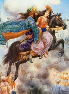 A princesa regressa à Pérsia, ilustração de "Children