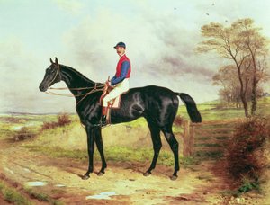Earl Poulett, The Lamb, vencedor do Grand National, com Mr.George Ede
