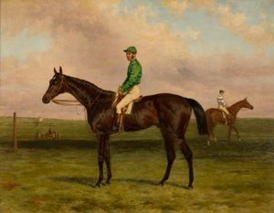 Galopin com Jockey Up, c.1875 (óleo sobre tela)