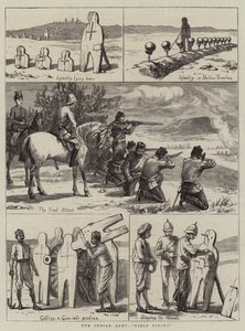 Nosso exército indiano, campo de fogo de Harry Hamilton Johnston