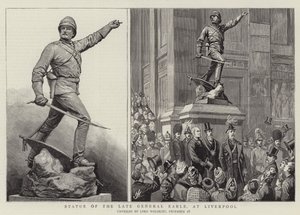 Estátua do falecido General Earle, em Liverpool de Harry Hamilton Johnston