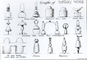 Exemplos de trabalho do Topiary, 1902 de Harry Inigo Triggs