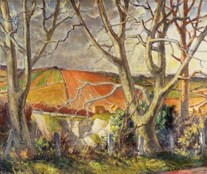 Dorset Chalk Quarry (óleo sobre tela)