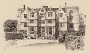 Chastleton House, Oxfordshire (cor litho) de Harry Percy Clifford