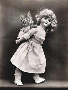 Série Kitties: Ride With a Doll, c.1914 (impressão em prata)
