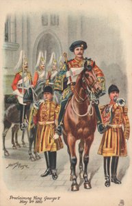 Proclamando o rei George V de Harry and Arthur Charles Payne
