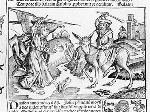 O burro de Balaam da Hartmann Schedel