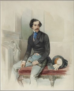 Retrato de Alexey Arkadyevich Stolypin Mongo 1816-1858, 1845