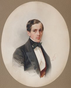 Retrato de Fyodor Nikolayevich Chelishchev 1811-1881, 1851 de Hau