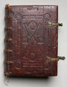 Livro do Evangelho com Retratos Evangelistas, c. 1480 de Hausbuch Master