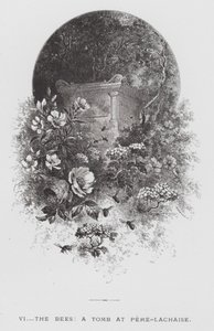 O Inseto: As Abelhas, uma Tumba em Pere-Lachaise (gravura) de Hector Giacomelli
