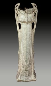 Art Nouveau: Jardiniere por volta de 1902-1903 feito por Hector Guimard (1867-1942), século XX. Sevres, Museu Nacional de Cerâmica. de Hector Guimard