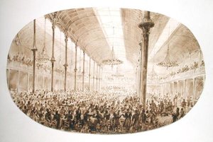 Um banquete, c.1865 de Hector Horeau