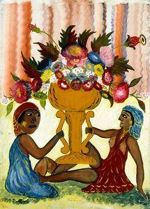 Duas sacerdotisas com vaso de Hector Hyppolite