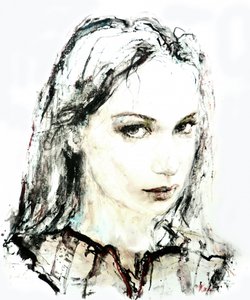 Retrato feminino cativante