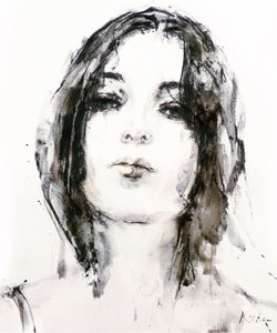 O olhar feminino expressivo
