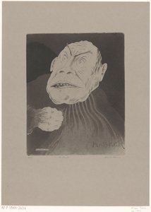 De bruut (título original sobre o objecto)
Masker (título original da série sobre o objecto) de Hein von Essen (signed by artist)
