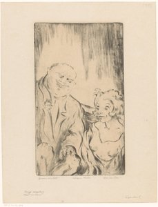 Ovelha e porco (título original sobre o objecto)
Homem e mulher (título da série) de Hein von Essen (signed by artist)
