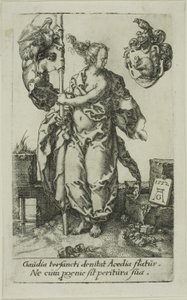 Diligência, das Virtudes de Heinrich Aldegrever