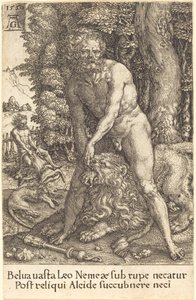 Hércules matando o leão de Nemea, 1550.
