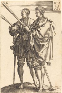 Grandes bailarinas de casamento de Heinrich Aldegrever