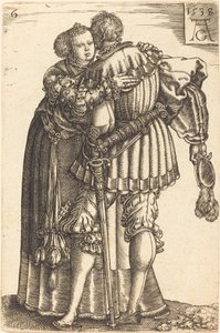 Grandes bailarinas de casamento de Heinrich Aldegrever