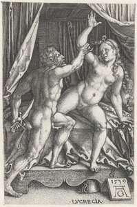 Lucretia em Sexto Tarquínio Lucrecia (título no objeto)