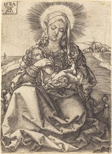 Frieze: Troféus de Armas e Putti de Heinrich Aldegrever