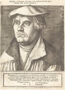 Martinho Lutero. de Heinrich Aldegrever