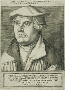 Martinho Lutero de Heinrich Aldegrever