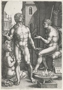 Mucius Scaevola de Heinrich Aldegrever
