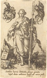 Paciência, 1552. de Heinrich Aldegrever