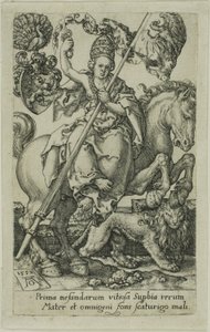 Orgulho, dos Vícios de Heinrich Aldegrever