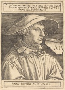 Auto-retrato de Heinrich Aldegrever