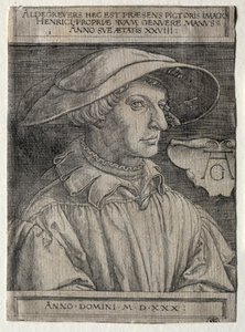 Auto-retrato de Heinrich Aldegrever
