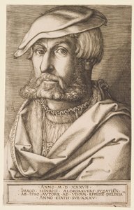 Autorretrato de Heinrich Aldegrever