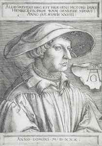 Autorretrato de Heinrich Aldegrever