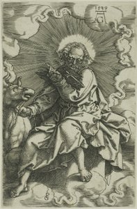 São Lucas, de Os Quatro Evangelistas de Heinrich Aldegrever