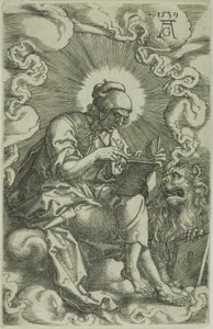 São Marcos, de Os Quatro Evangelistas de Heinrich Aldegrever