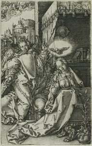 A Anunciação de Heinrich Aldegrever