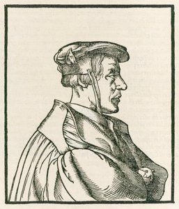 Heinrich Cornelius Agrippa von Nettesheim (1486-1535) gravura página de título de De occulta filosofia libri três publicado em 1533. de Heinrich Cornelius Agrippa von Nettesheim