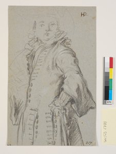 Estudo para um retrato masculino, figura 3/4