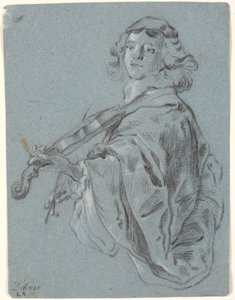 Jovem violinista de Heinrich Dittmers