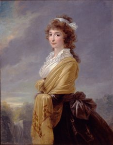 Retrato da condessa Elisabeth von Thun-Hohenstein 1764-1806, 1787